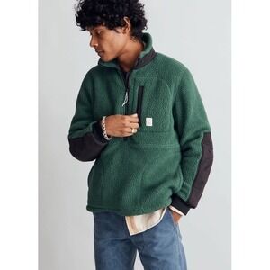 NWT TOPO Designs 1/2 Zip Mountain Fleece‎ Pullover Men's XXL Sherpa $129